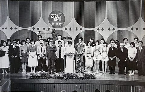 昭和28年古いポスター◆NHKのど自慢〜広島 明治・大正・昭和初期 日本ポスター史大図鑑（田島奈都子 編