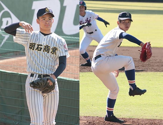 明石商業　野球部　試合用帽子 明石商業高校 試合用帽子 野球