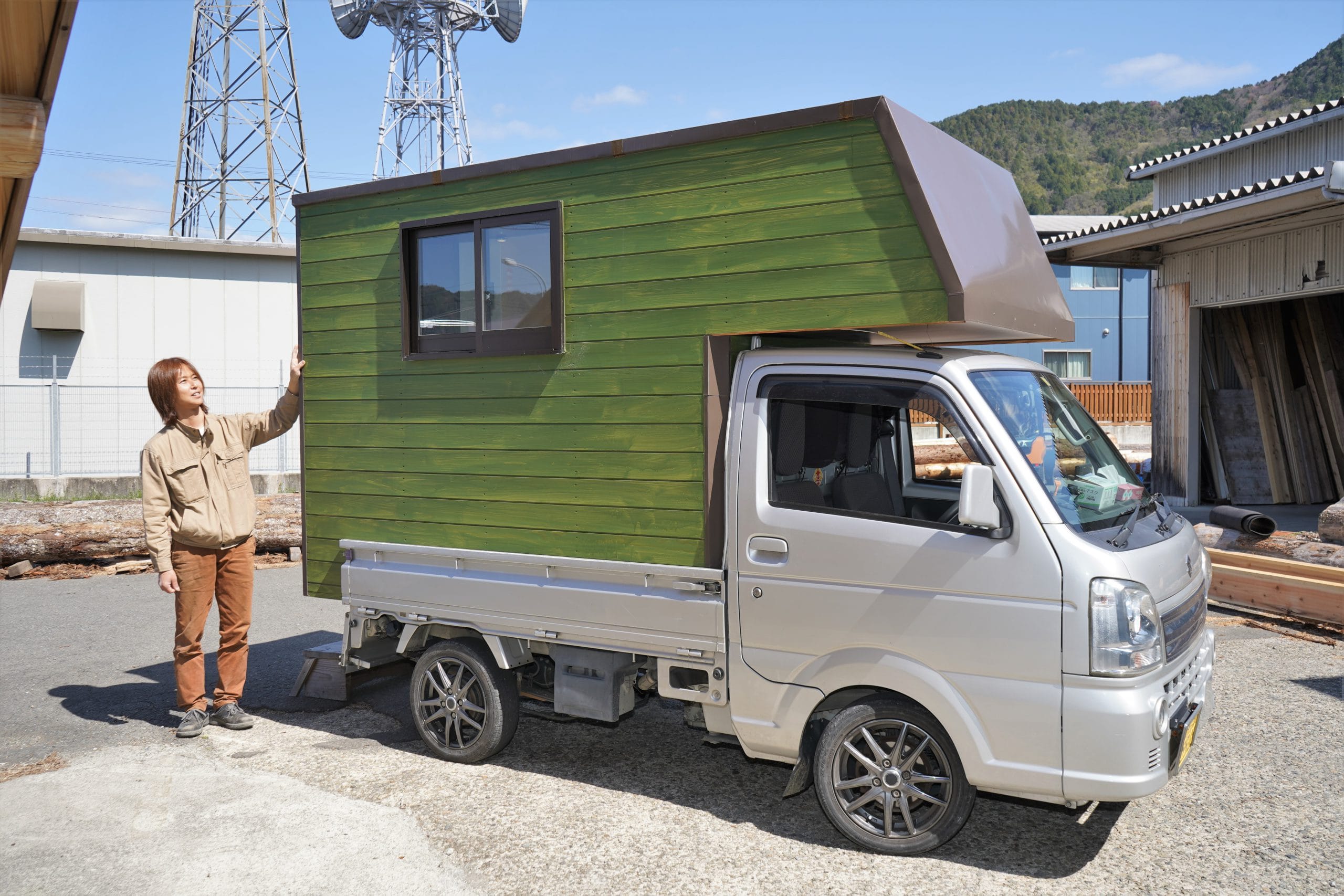 軽トラ キャンピングカー 軽トラハウス - 車のパーツ