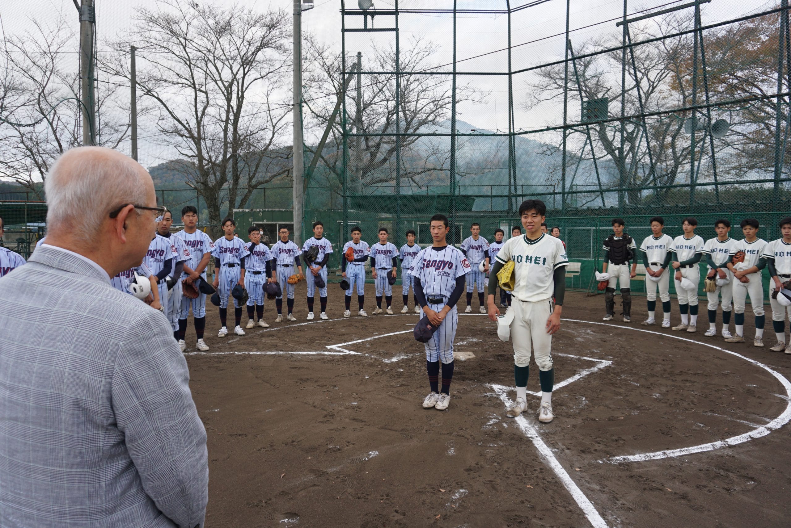 初の「デカンショマッチ」 市内高校硬式野球部が親善試合 篠山